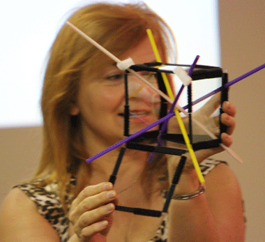 Diagonals in open cube
