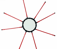circle with straws