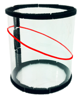 cylider sec elipse