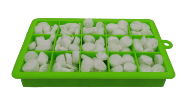 gray tray full