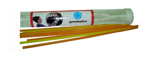 Pack of plastic rods