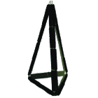 A view of triangular pyramid